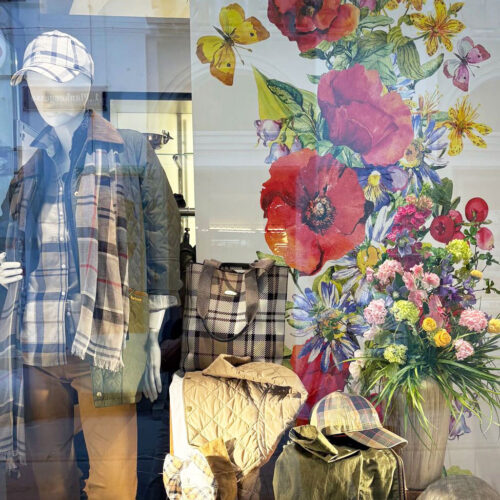 Sommerschaufenster für Kettner in 1010 Wien umgesetzt von ART DEKO